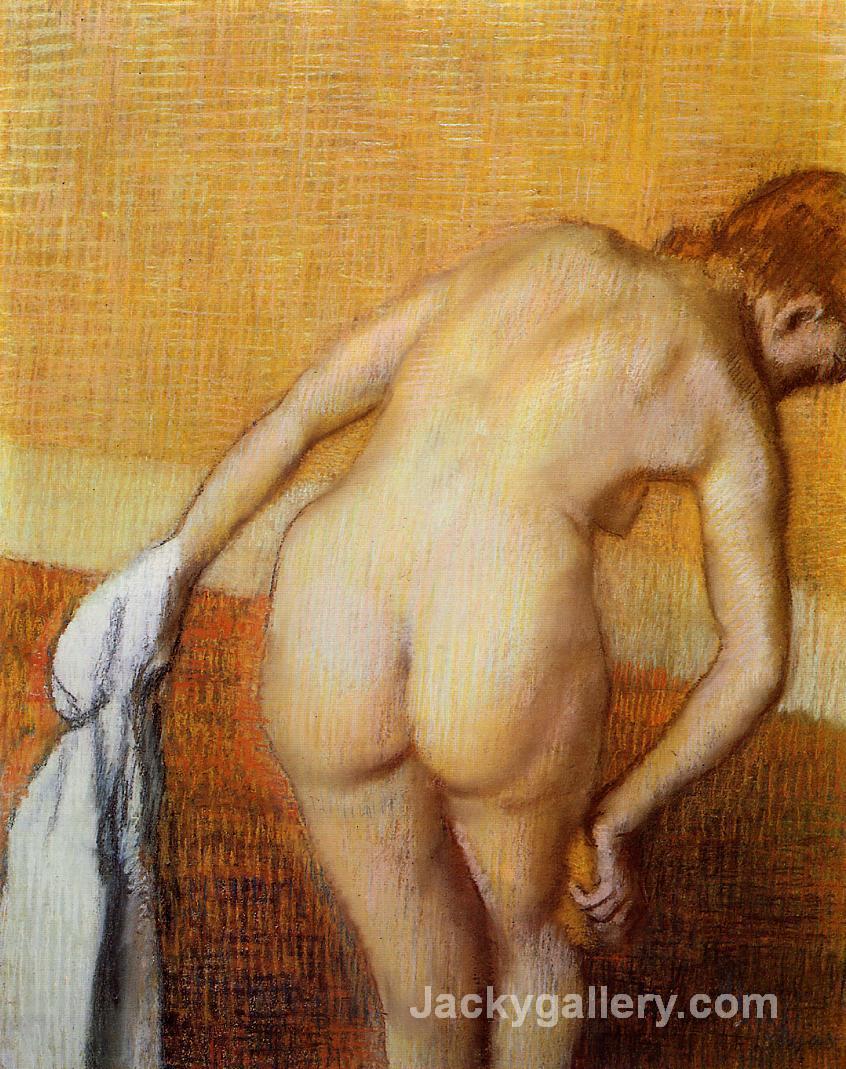 Woman Having a Bath by Edgar Degas paintings reproduction